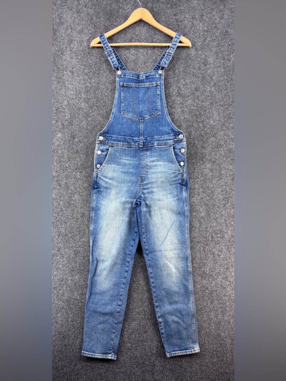 Old Navy Distressed Overall Bibs Women’s 4 Farmcore Country Utility Festival